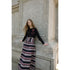 Ava and Lu Striped Skirt & Embroidered Cardigan